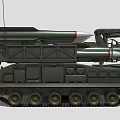 Vehicle-mounted rocket launcher rocket launcher system rocket launcher 3d model