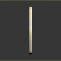 Elegant Gold Key Jewelry Piece With Geometric Cut And Shiny Reflective Surface