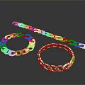 Gold Chain Accessories For Daily Life With Metallic Link Designs And Shiny Finish