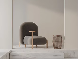 modern leisure chair 3d model
