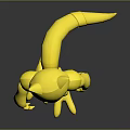 fox warrior machine fox mechanical fox mech fox sci-fi fox cyberfox 3d model