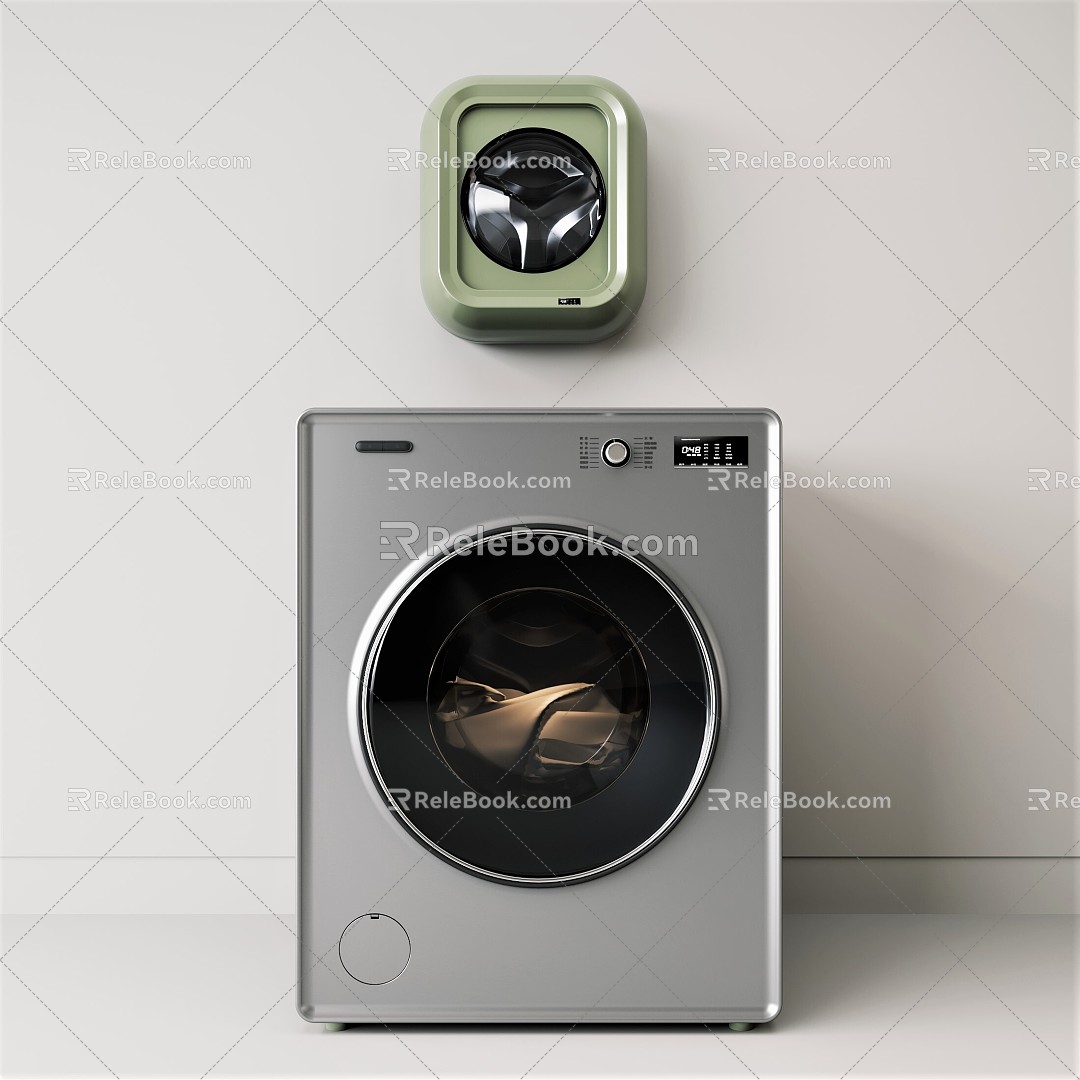 Modern washing machine fashion wall hanging floor model