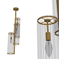 Modern chandelier 3d model