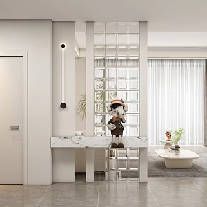 Entrance aisle partition 3d model