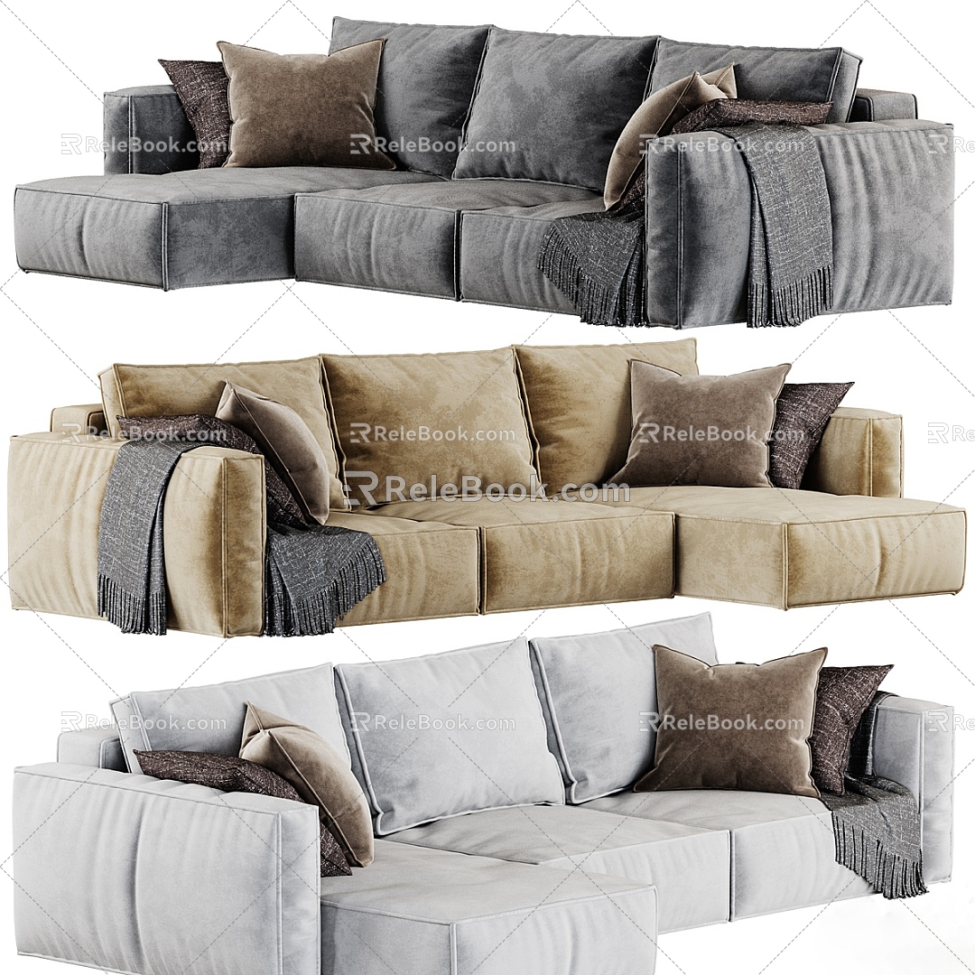 Multiplayer Sofa 3d model