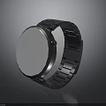 Fashionable Modern Stainless Steel Watch With Round Dial And Minimalist Design