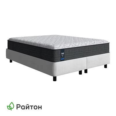 Modern Comfortable Double Bed Mattress With Quilted Surface Sturdy Legs And Supportive Design 3d model