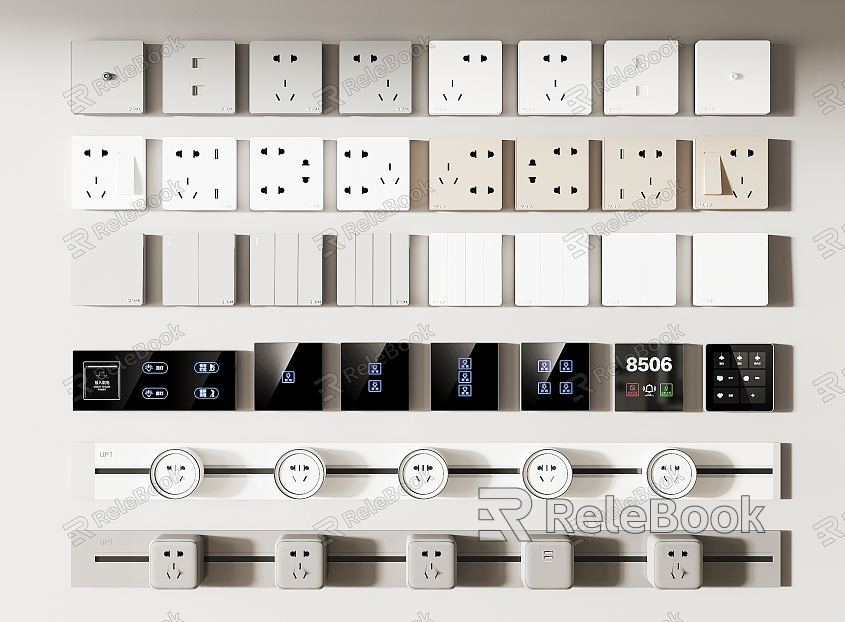 Modern switch socket switch model