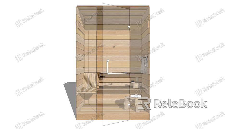 Modern Sauna Room model