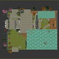 Traditional Chinese Garden Landscape Design With Ponds Colorful Trees Pavilions And Stone Paths
