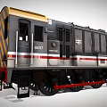 British Rail Diesel Shunter Train With Yellow Black Silver Body Red Wheels And 08117 Number