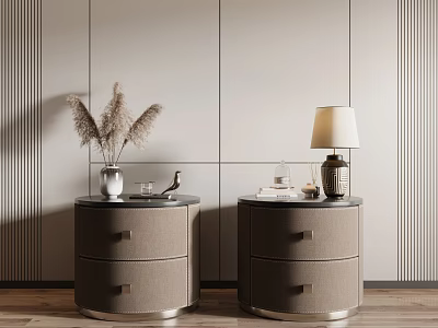 Modern bedside table 3d model