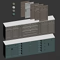 Functional And Stylish Kitchen Cabinets With Diverse Door Drawer Designs And Modern Hardware