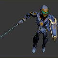 Sci-Fi Armor Alien Armor Sci-Fi Armor High-Tech Armor Futuristic Armor Alien Warrior Armor 3d model