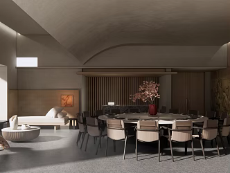 New Chinese-style private room Chinese restaurant private room 3d model
