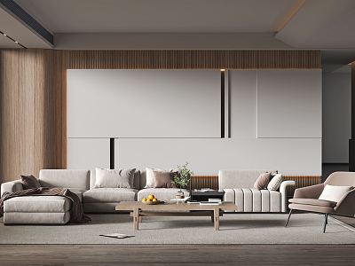 modern living room sofa combination model