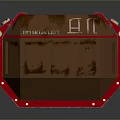 Household Storage Container With Brown Body Red Metal Latches Transparent Lid And Secure Locks