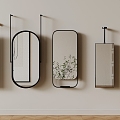 Mirror Full-body mirror Bathroom mirror Hanging mirror 3d model