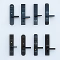 Different Styles Of Smart Door Locks With Digital Keypads And Handles