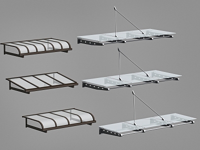 Steel Canopy Aluminum Alloy Canopy model