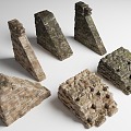 Ruins Ancient Buildings Damaged Buildings Abandoned Castles Stone Ruins Stone Pillars Stone Walls Stone Steps 3d model