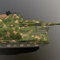 PLZ-05 Self-Propelled Howitzer Self-Propelled Artillery Infantry Fighting Vehicle Tank Armored Vehicle Low Face Number Low Model Simple Model Game Video Level Super Realistic 3d model