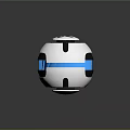 Modern Sci-Fi Equipment Sci-Fi Container Sci-Fi Ball Spherical Container Sci-Fi Item 3d model