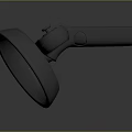 Sleek Wireless Computer Headphone And Smart Bracelet With Modern Ergonomic Design