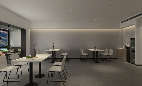 Modern Restaurant 3d model