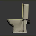 Modern Household Toilet With Open Lid And Clean White Design