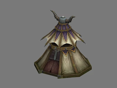 Modern Tent Barracks Barracks War 3d model