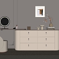 Modern Dresser 3d model