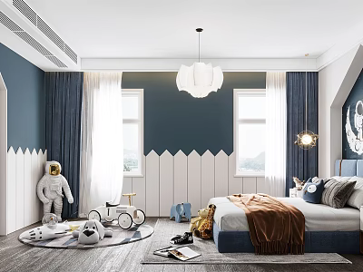 Modern Children's Room 3d model Modern Children's Room 3d model