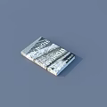 Exile Stone Book Cover With Mountain Landscape On Gray Background