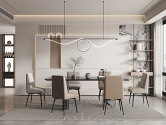 Modern Restaurant 3d model