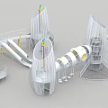 Innovative Modern Playground Equipment With Spiral Slides And Openwork Structure For Kids