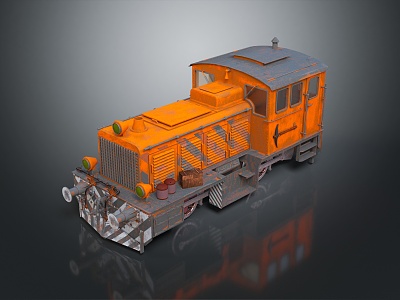 vintage train vintage train steam train carriage 3d model