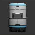 Modern Sci-Fi Equipment Sci-Fi Capsule Space Capsule Hibernation Cabin Freezing Cabin 3d model