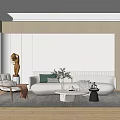 Modern Sofa Coffee Table Combination Sofa Coffee Table 3d model