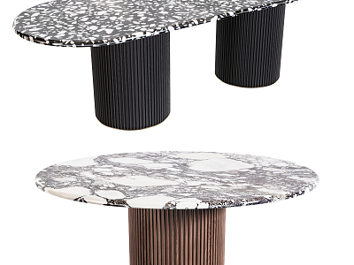 Modern dining table model