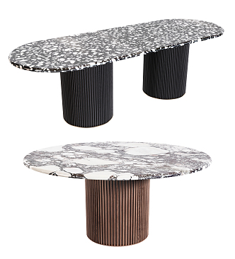 Modern dining table 3d model