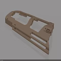 Metal Swing Door Frame With Structural Components And Design Features