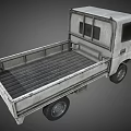 Old Rusty Suzuki Flatbed Truck With Open Cargo Bed And Weathered Body