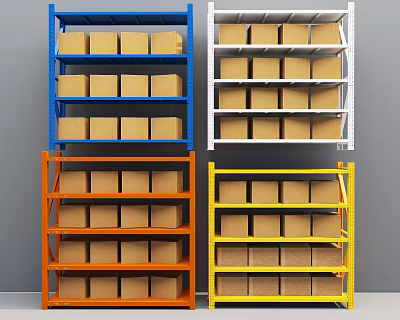 Shelf Warehouse Rack Storage Rack 3d model Shelf Warehouse Rack Storage Rack 3d model