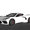 Super Run Corvette C8 3d model