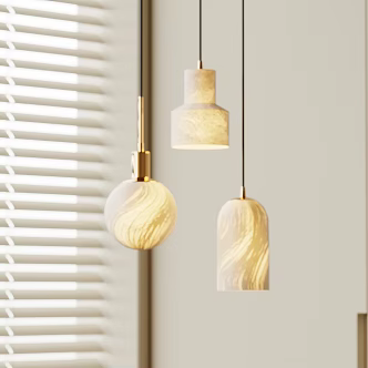 New Chinese Chandelier 3d model