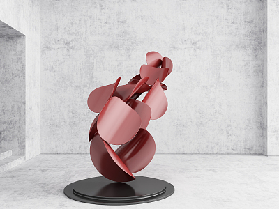 Modern Sculpture Abstract Sculpture model