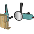 modern sawing machine 3d model