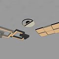 modern ceiling lamp 3d model