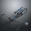 Crossbow Mechanical Crossbow Shift Bow and Arrow Shoot Far Equipment Weapons High-tech Crossbow 3d model